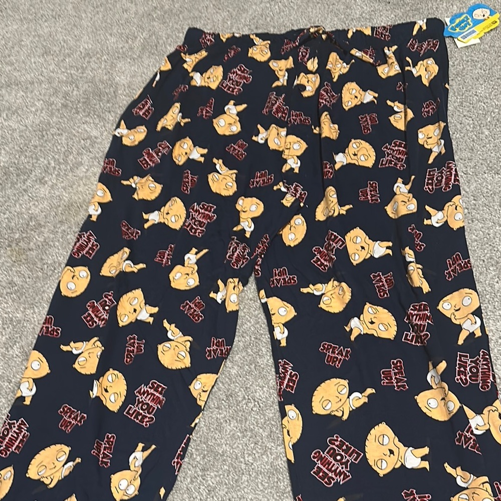 Cartoon Character Print Pajama Pants